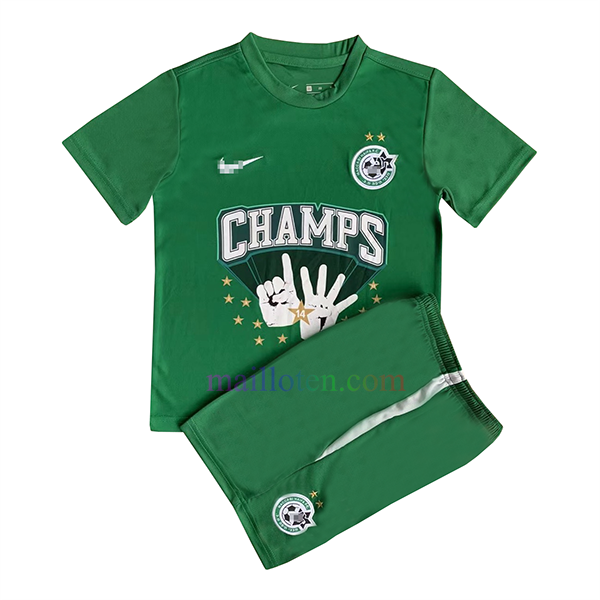 Maccabi Haifa Green Champions kit Kids 2022/23
