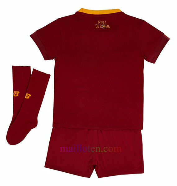AS Roma Home Kit Kids 2022/23 | Mailloten.com 2