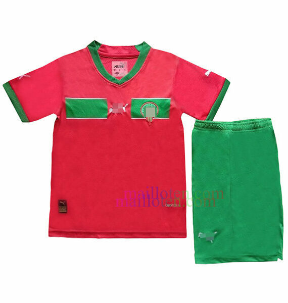 Morocco Home Kit Kids 2022 | Mailloten.com