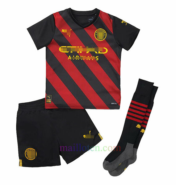 Manchester City Away Kit Kids 2022/23 | Mailloten.com