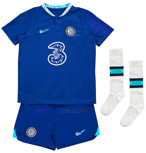 Chelsea Home Kit Kids 2022/23 | Mailloten.com