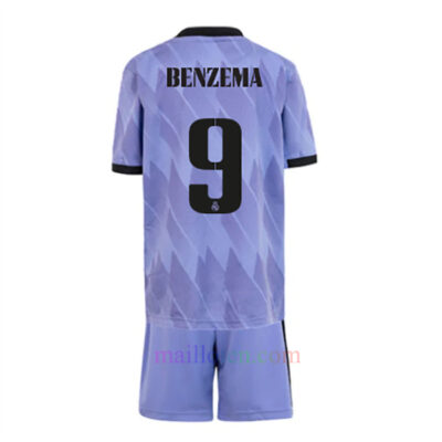 #9 Karim Benzema Real Madrid Away Kit Kids 2022/23