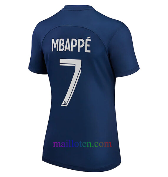 #7 Mbappé PSG Home Jersey 2022/23 Women | Mailloten.com