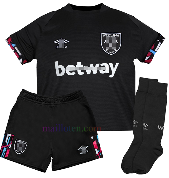 West Ham United Away Kit Kids 2022/23 | Mailloten.com
