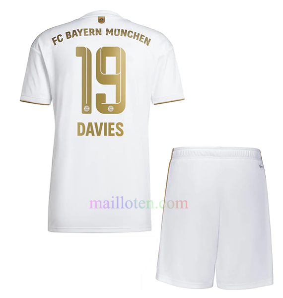 #19 Davies Bayern Munich Away Kit Kids 2022/23 | Mailloten.com
