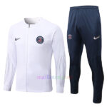 Paris Saint-Germain White & Dark Blue Tracksuit 2022/23 Full Zip