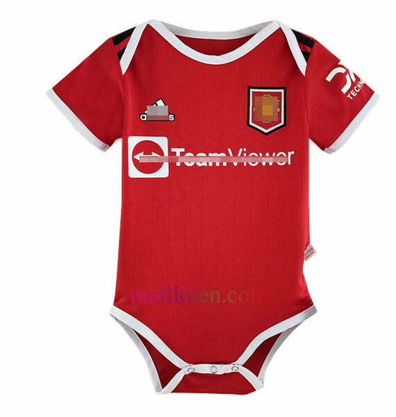 Manchester United Home Baby Bodysuit 2022/23 | Mailloten.com