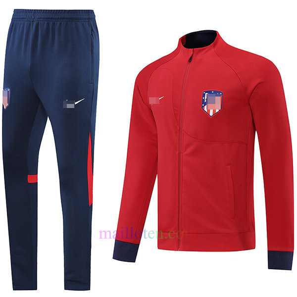 Atletico Madrid Tracksuit 202223 Full Zip Red 1