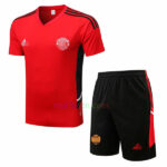 Man United Training Gear 2022/23 Red Solid Black Side Panel