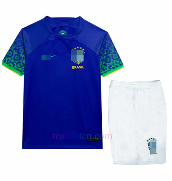 Brazil Away Kit Kids 2022