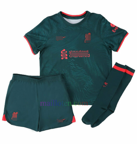 Liverpool Third Kit Kids 2022/23 | Mailloten.com