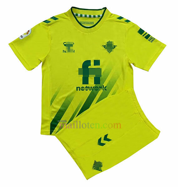 Real Betis Goalkeeper Kit Kids 2022/23 Yellow | Mailloten.com