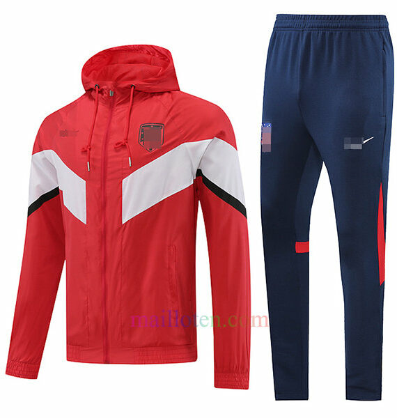 Atletico Madrid Red Windrunner Kit 2022