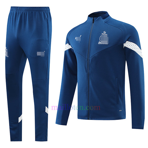 Olympique Marseille Blue Tracksuit 2022 Full Zip