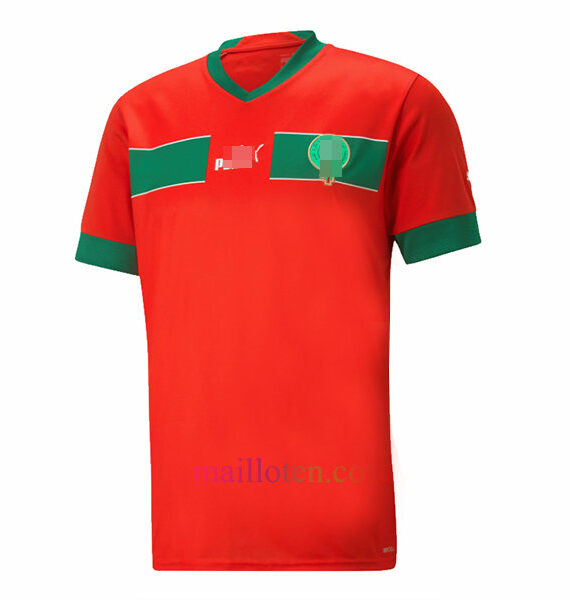 Morocco Home Jersey 2022 Player Version | Mailloten.com