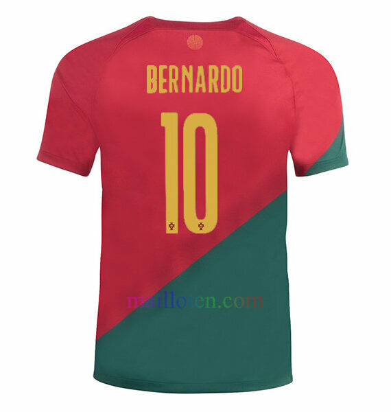 #10 Bernardo Silva Portugal Home Jersey 2022/23 | Mailloten.com