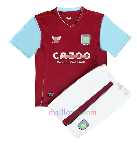 Aston Villa Home Kit Kids 2022/23 | Mailloten.com