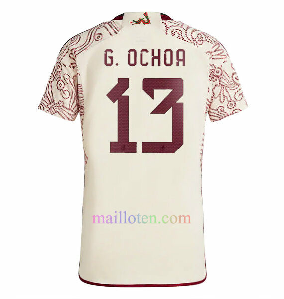 #13 Guillermo Ochoa Mexico Away Jersey 2022