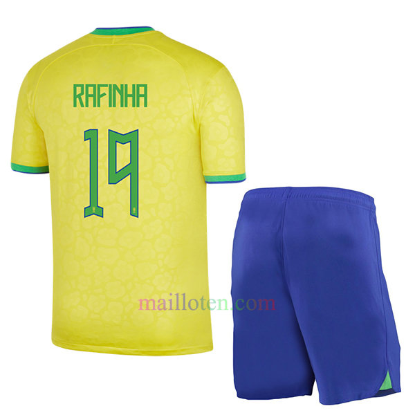 #19 Rafinha Brazil Home Kit Kids 2022
