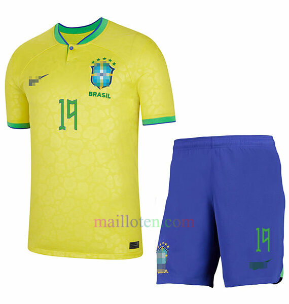 #10 Neymar Brazil Home Kit Kids 2022 | Mailloten.com 2