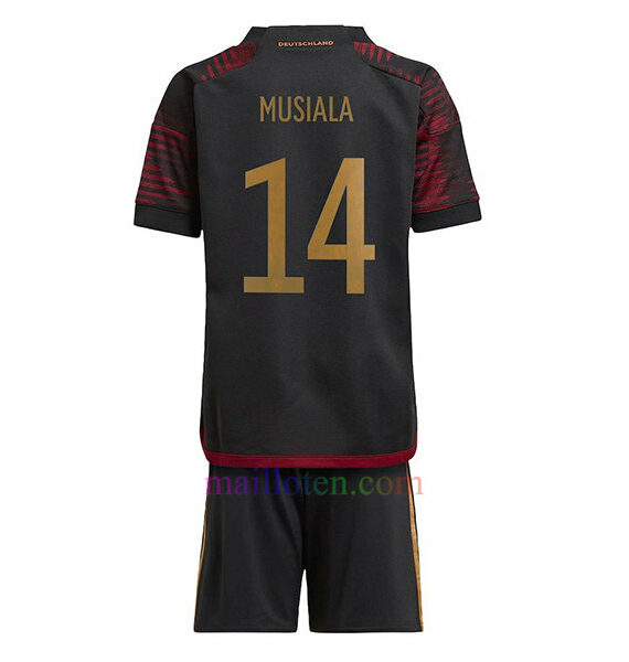 #14 Jamal Musiala Germany Away Kit Kids 2022