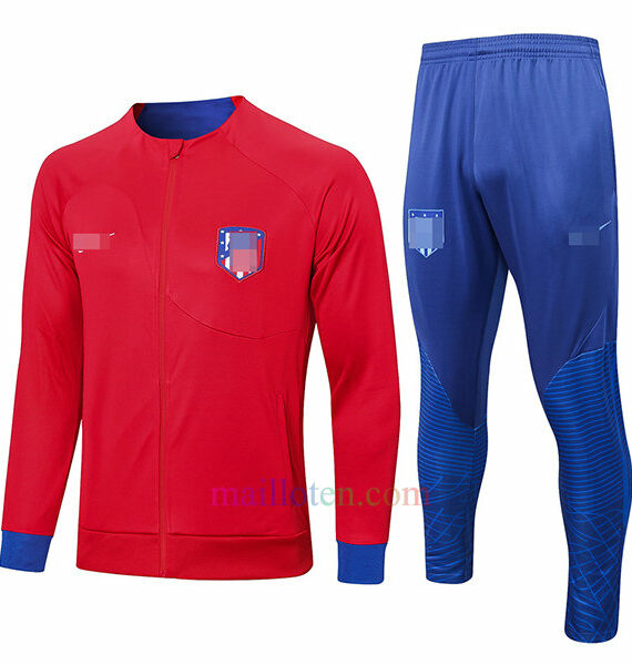 Atletico Madrid Red Tracksuit 2022/23 Full Zip