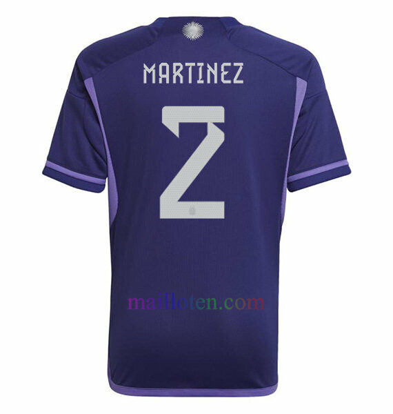 #2 Lisandro Martínez Argentina Away Jersey 2022/23 | Mailloten.com