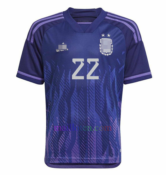 #22 Lautaro Martinez Argentina Away Jersey 2022/23 | Mailloten.com 2