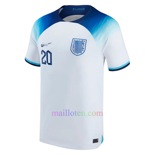 #20 Phil Foden England Home Jersey 2022