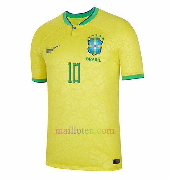#10 Neymar Brazil Home Jersey 2022 | Mailloten.com 2