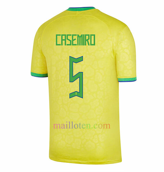 #5 Casemiro Brazil Home Jersey 2022