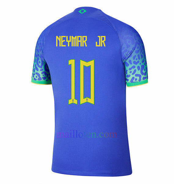 #10 Neymar Brazil Away Jersey 2022 | Mailloten.com