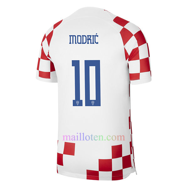 #10 Luka Modrić Croatia Home Jersey 2022