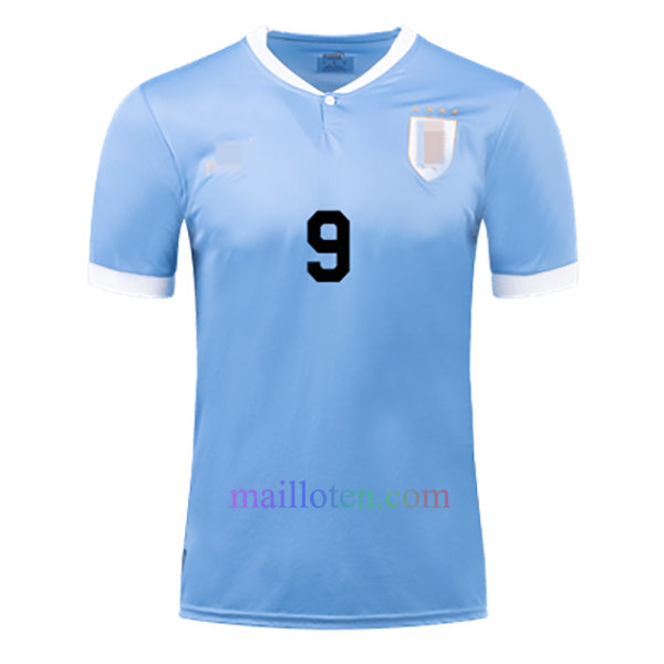 Buy #9 Luis Suárez Uruguay Home Jersey 2022