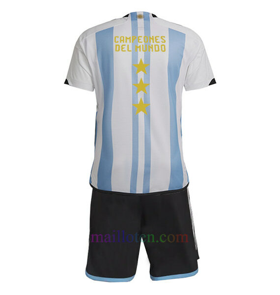 Argentina Three Stars Home Kit Kids 2022/23 | Mailloten.com