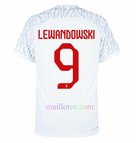 #9 Lewandowski Poland Home Jersey 2022/23 | Mailloten.com