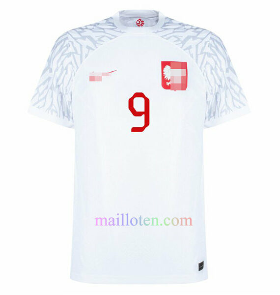 #9 Lewandowski Poland Home Jersey 2022/23 | Mailloten.com 2