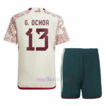 #13 Guillermo Ochoa Mexico Away Kit Kids 2022/23 | Mailloten.com 2