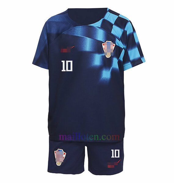 #10 Luka Modrić Croatia Away Kit Kids 2022/23 | Mailloten.com 2