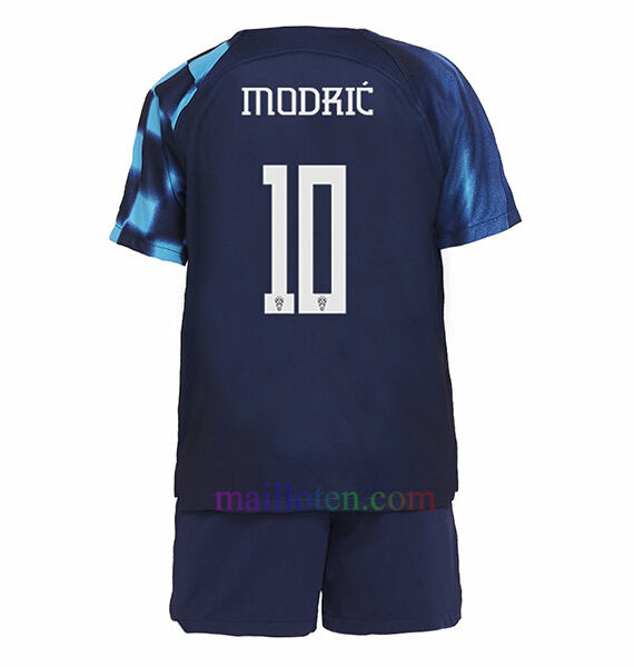 #10 Luka Modrić Croatia Away Kit Kids 2022/23 | Mailloten.com