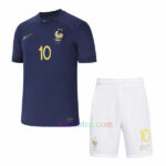#10 Kylian Mbappé France Home Kit Kids 2022/23 | Mailloten.com 3
