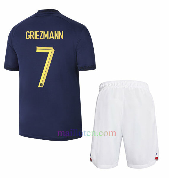 #7 Antoine Griezmann France Home Kit Kids 2022/23 | Mailloten.com