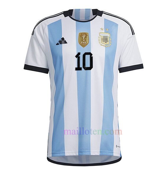 #10 Messi Argentina Home Jersey 2022/23 Messi’s Signature | Mailloten.com 2