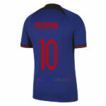 #10 Memphis Depay Netherlands Away Jersey 2022/23 | Mailloten.com 2