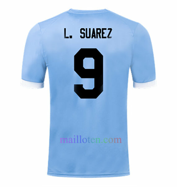 #9 Luis Suárez Uruguay Home Jersey 2022 | Mailloten.com