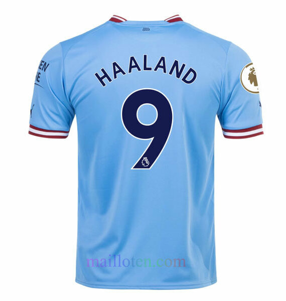 #9 Haaland Manchester City Home Jersey 2022/23 | Mailloten.com