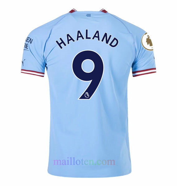 #9 Haaland Manchester City Home Jersey 2022/23 Player Version | Mailloten.com
