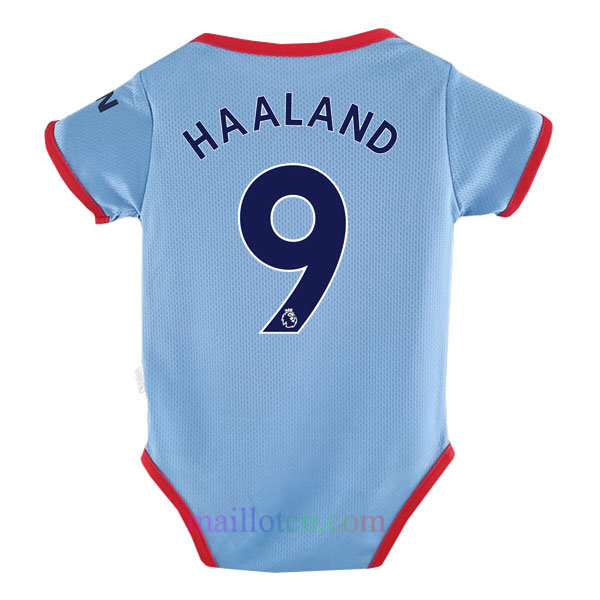 #9 Haaland Manchester City Home Baby Bodysuit 2022/23 | Mailloten.com