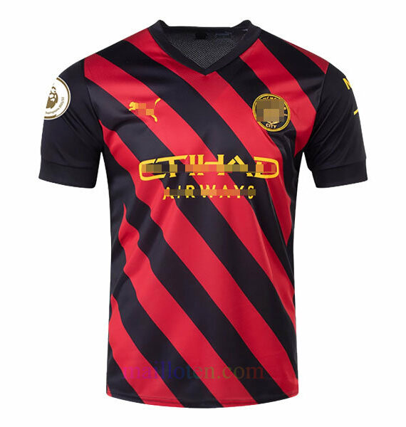 #9 Haaland Manchester City Away Kit Kids 2022/23 | Mailloten.com 2