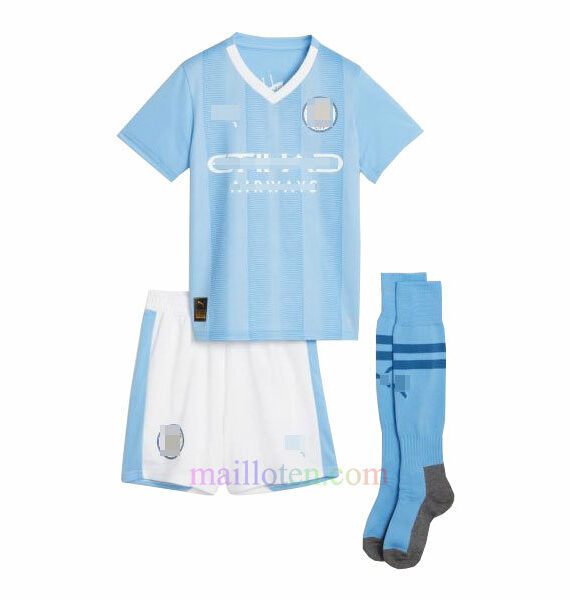 Manchester City Home Kit Kids 2023/24 | Mailloten.com